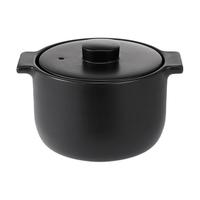 京东京造 JZLY-19003 砂锅(22.8cm、1.8L、陶瓷、黑色)