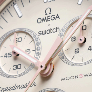 swatch 斯沃琪 X OMEGA 欧米茄联名 42毫米石英腕表 MISSION TO VENUS SO33P100