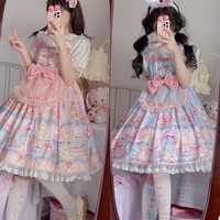 白糖少女 猫猫甜点师 Lolita JSK 女士连衣裙
