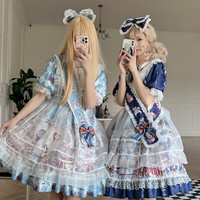 白糖少女 小熊偶像 Lolita OP 女士连衣裙