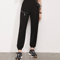 AMII 女士休闲运动裤 1217TM0243