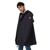 CANADA GOOSE 男士拉链开衫连帽长款夹克外套