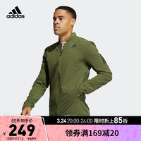 adidas 阿迪达斯 官网男装运动健身夹克外套GM0638 橄榄绿 A/M