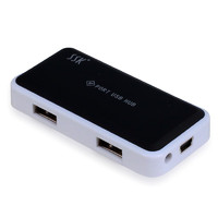 SSK 飚王 SHU008 USB2.0集线器 一分四 0.61m 黑色
