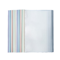 移动端、京东百亿补贴：三年二班 抽拉杆文件夹 莫兰迪色系 10个装