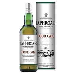 LAPHROAIG 拉弗格 四桶 苏格兰单一麦芽威士忌 1000mL 礼盒装 进口洋酒 艾雷岛