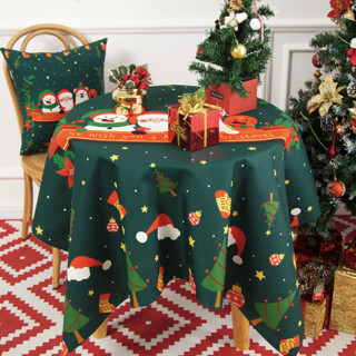 橙色回忆 圣诞系列 北欧印花桌布 100*140cm 满星款