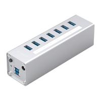 ORICO 奥睿科  A3H7U3-V2-SV USB3.0集线器 一分七 银色