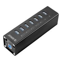 ORICO 奥睿科  A3H7U3-V2-SV USB3.0集线器 一分七 黑色
