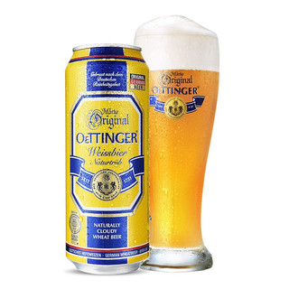 OETTINGER 奥丁格 自然浑浊型 小麦啤酒 500ml*4听