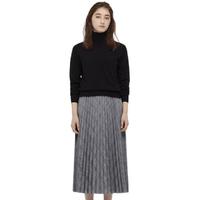 UNIQLO 优衣库 女士百褶半身裙 439491 青灰色 S