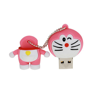 LanKxin 兰科芯 叮当猫 USB 2.0 U盘 粉色 8GB USB-A