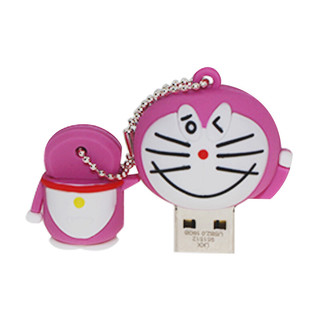 LanKxin 兰科芯 叮当猫 USB 2.0 U盘 淡粉色 8GB USB-A