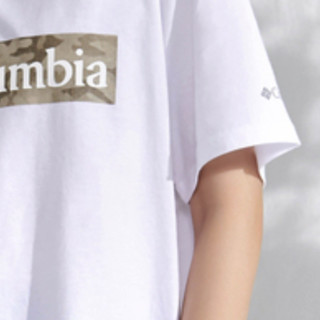 Columbia 哥伦比亚 中性运动T恤 AE0403-102 白色 L