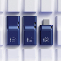 SAMSUNG 三星 MUF-256DA USB 3.2 U盘 蓝色 256GB Type-C