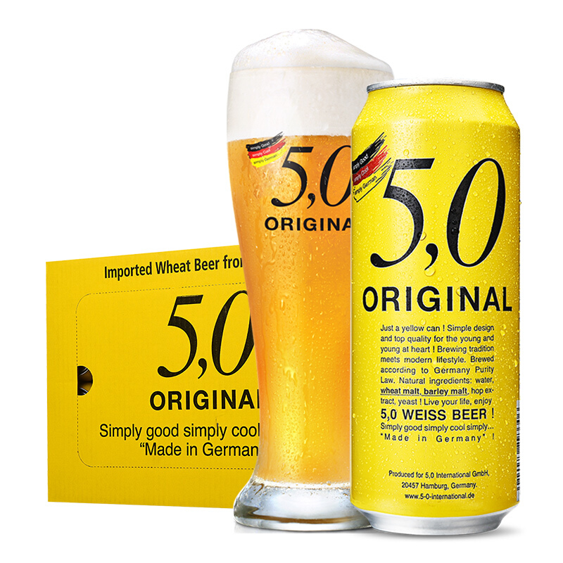 5.0 ORIGINAL 自然浑浊型 小麦啤酒