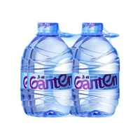 Ganten 百岁山 景田 饮用天然泉水 大瓶装水 4.6L*4瓶 整箱装 家庭健康饮用水