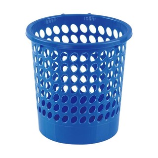 Comix 齐心 L201 垃圾桶 24.5*25cm 蓝色