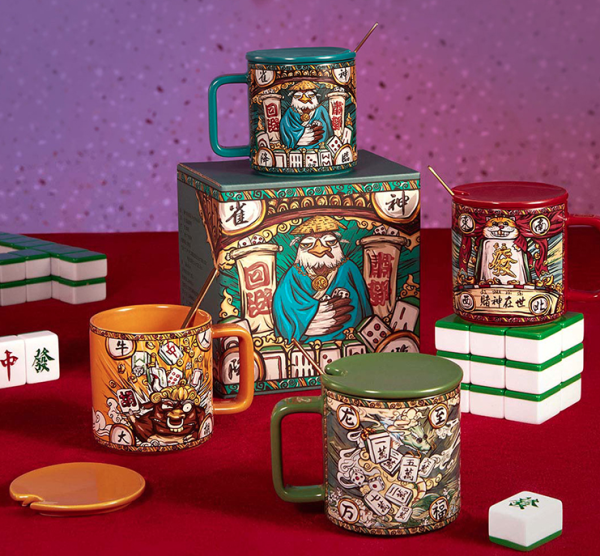 jingrepublic共禾京品国潮麻将马克杯300400ml