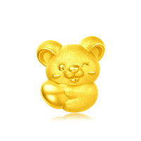 CHOW TAI FOOK 周大福 R24402 生肖鼠足金转运珠 1.29g