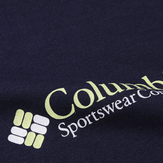 Columbia 哥伦比亚 男子运动T恤 JE1586-467 蓝色 S