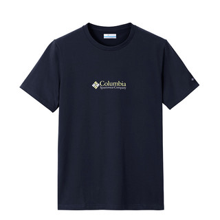 Columbia 哥伦比亚 男子运动T恤 JE1586-471 黑色 L