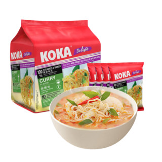 KOKA 可口 非油炸快熟拉面 咖喱味 425g