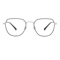 镜宴 &essilor; 依视路 CVF4023 钛金属眼镜框+钻晶A4系列 非球面镜片 升级钛合金镜架
