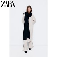 ZARA 新款 女装 柔软触感黑色围巾 0653250 800