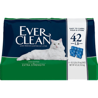 EVER CLEAN 铂钻 绿标 膨润土猫砂 19kg