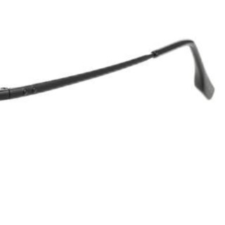 Coastal Vision 镜宴&essilor 依视路 CVC4008BK 黑色半钛眼镜框+钻晶A4系列 1.56折射率 防蓝光镜片