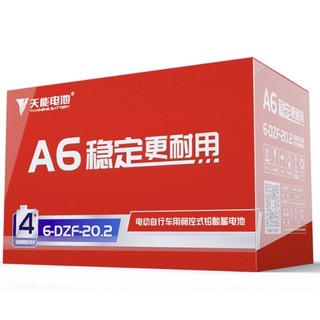 TIANNENG BATTERY 天能电池 A6 电动车铅酸电池 60V20Ah