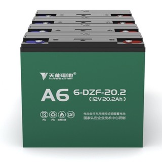 TIANNENG BATTERY 天能电池 A6 电动车铅酸电池 48V20Ah