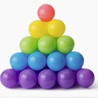 AOLE 澳乐 彩色海洋球无毒无味婴儿球池塑料波波家用室内儿童玩具球895