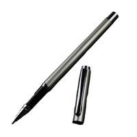 deli 得力 S82 拔帽中性笔 灰色 0.5mm 单支装