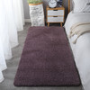 银锦 厚羊羔绒地毯 灰紫 80*160cm