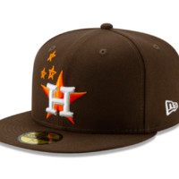 STOCK Travis Scott x Houston Astros 59Fifty Fitted  Brown