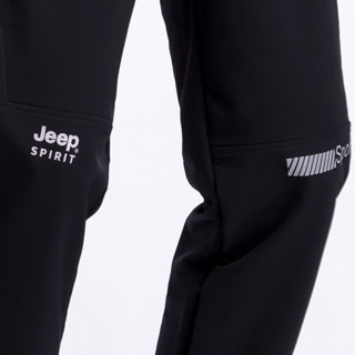 Jeep 吉普 男子运动长裤 20MC778TR0053 黑色 M