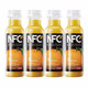 有券的上：农夫山泉 NFC果汁（冷藏型）100%鲜榨橙汁 300ml*4瓶
