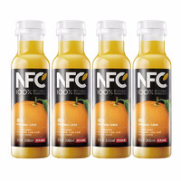 PLUS会员：农夫山泉 NFC果汁（冷藏型）鲜榨橙汁 300ml*4瓶