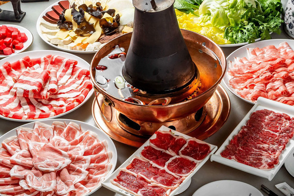 限北京五大盘涮肉云可轩铜锅涮肉4人餐