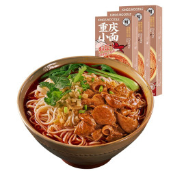 金牌干溜方便面(粉)_金牌干溜 网红重庆风味肥肠面特产方便速食3盒装