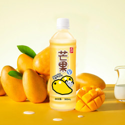 道地香港道地芒果v果饮果汁饮料15瓶整箱500ml