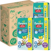Pampers 帮宝适 纸尿裤 清爽护理 MAX 吸收力 XL尺寸 (12-22kg) 52片×3袋