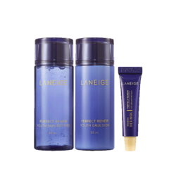 LANEIGE 兰芝 水乳眼霜精华体验套装  3件套（保湿乳50ml+细肤露50ml+视黄醇眼霜5ml）