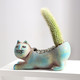 可爱猫咪尾巴花盆陶瓷创意个性简约多肉猴尾柱仙人掌花盆卡通动物