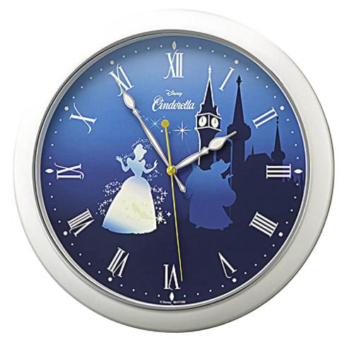 rhythm 丽声 x 迪士尼 灰姑娘 家用挂钟 8mg804mc