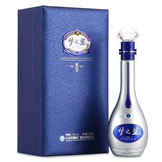 梦之蓝系列 蓝色经典 M9 52%vol 浓香型白酒 500ml 单瓶装