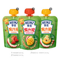 Heinz 亨氏 宝宝辅食果泥 120g*3袋