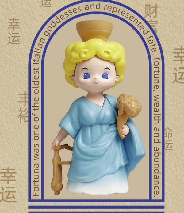 苏州博物馆 x大英博物馆联名 罗马幸运女神福尔图娜 多功能摆件